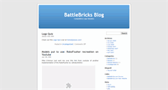 Desktop Screenshot of blog.battlebricks.com